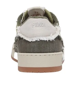 Fendi Logo Detailed Low-Top Sneakers