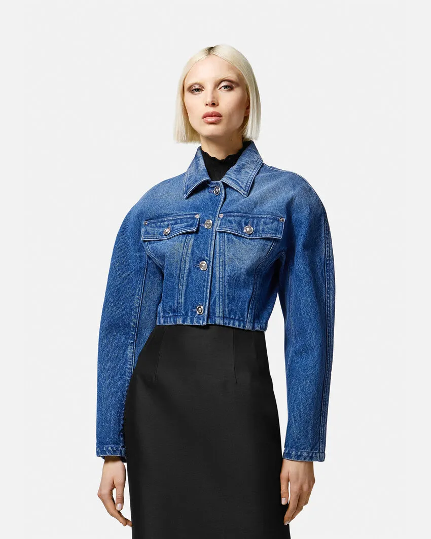Versace Button-Up Denim Jacket