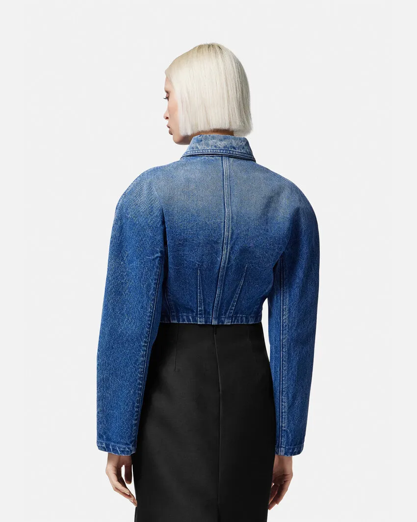 Versace Button-Up Denim Jacket