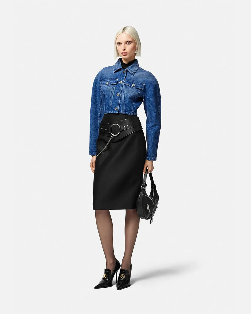 Versace Button-Up Denim Jacket