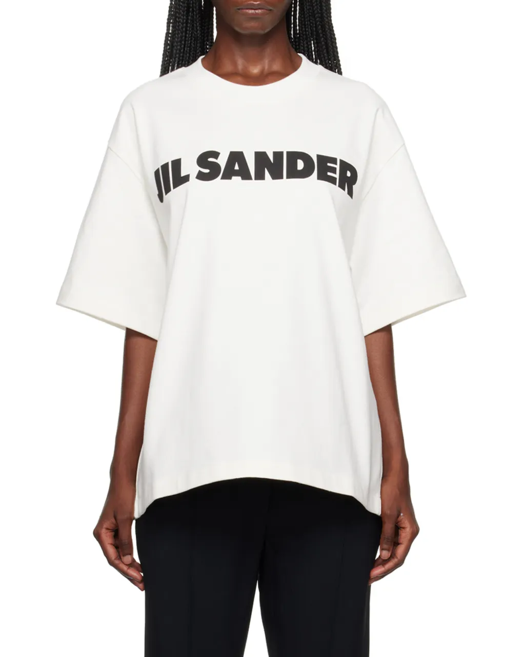 Jil Sander Logo Printed Crewneck T-Shirt