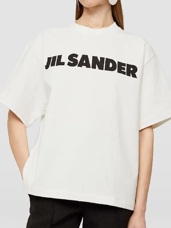 Jil Sander Logo Printed Crewneck T-Shirt