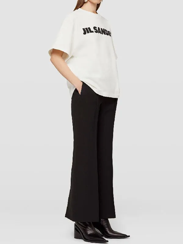 Jil Sander Logo Printed Crewneck T-Shirt