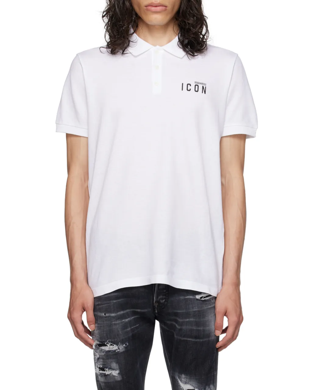 Dsquared2 Icon Printed Polo Shirt