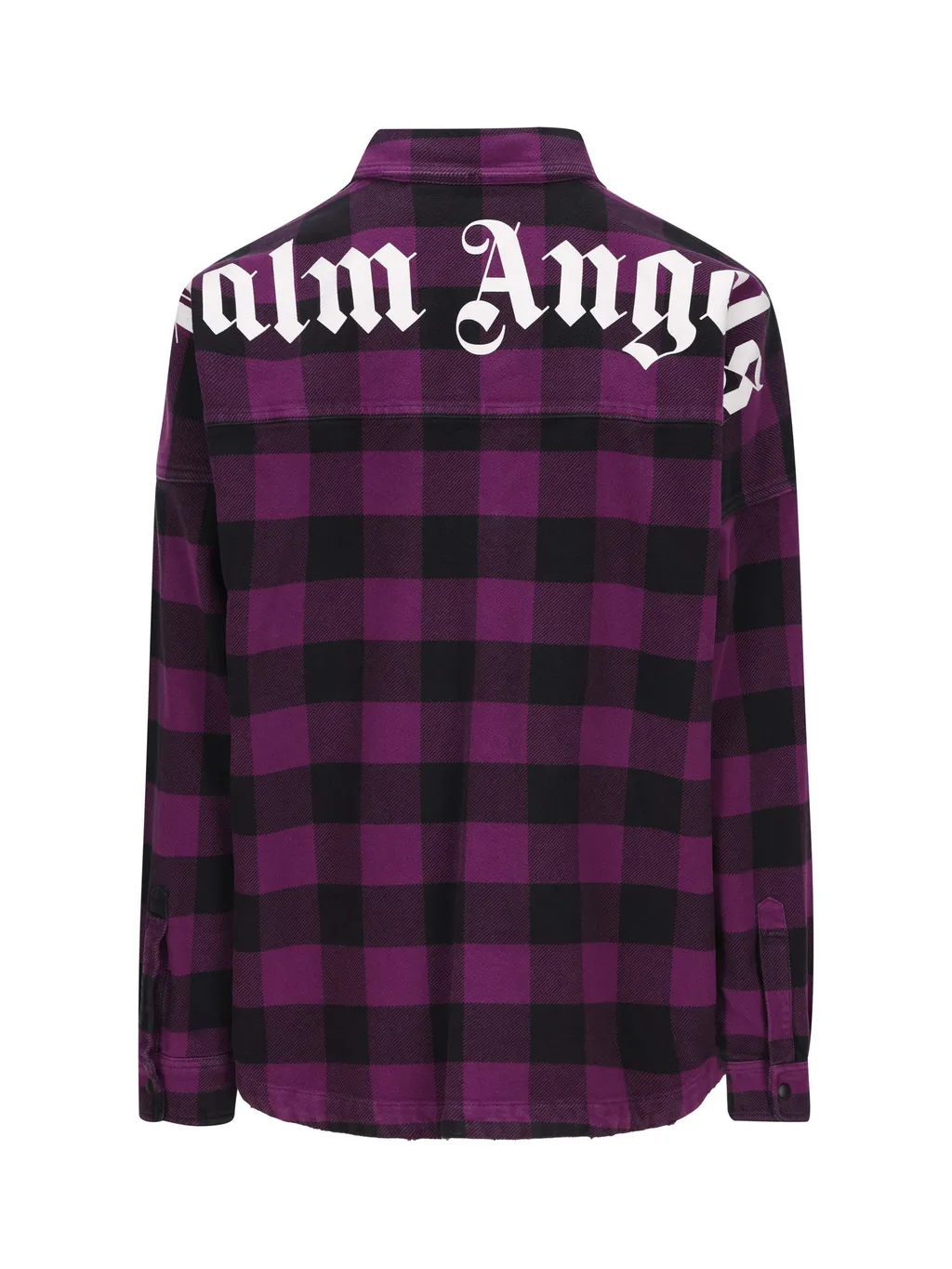 Palm Angels Logo-Printed Check Shirt
