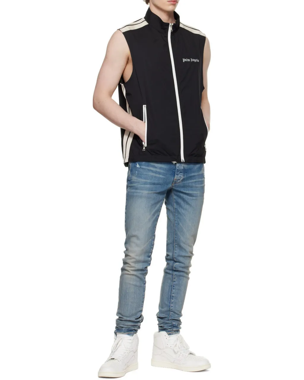 Palm Angels Logo Printed Vest