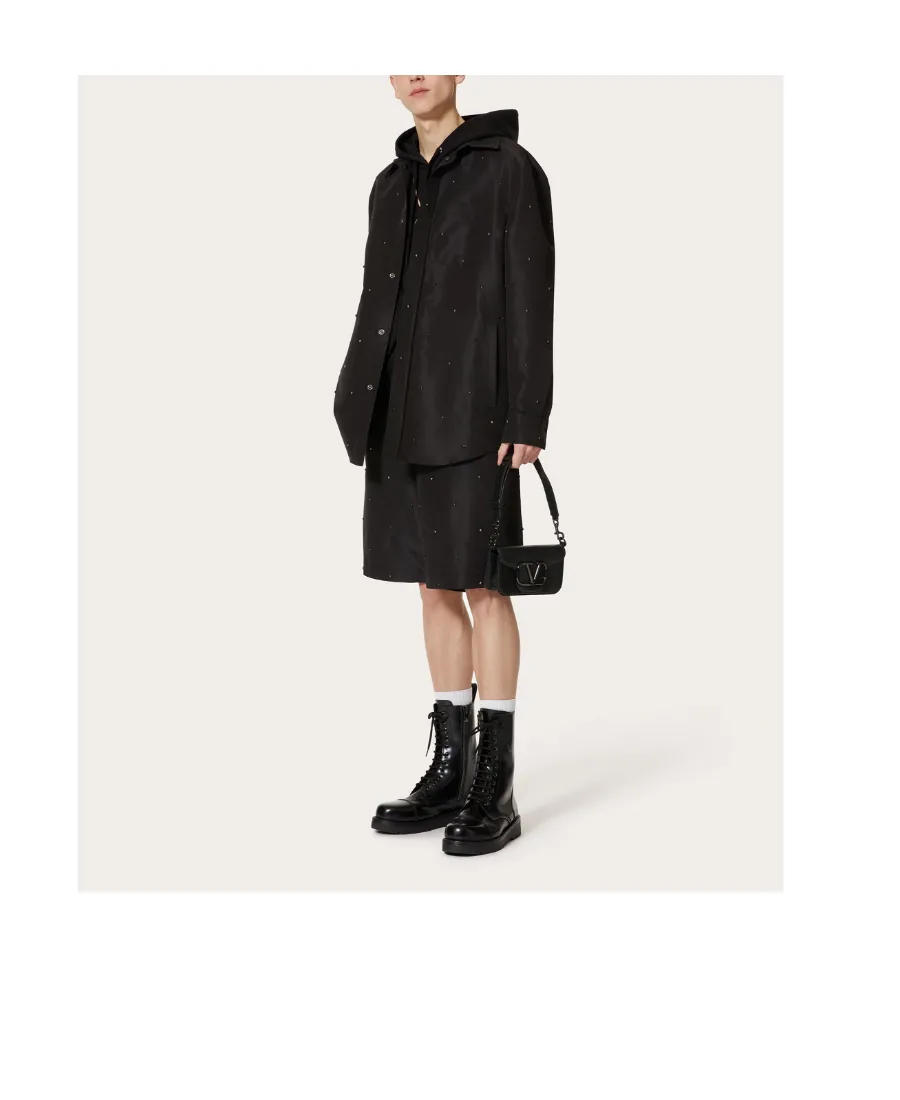 Valentino Locò Foldover Top Mini Crossbody Bag