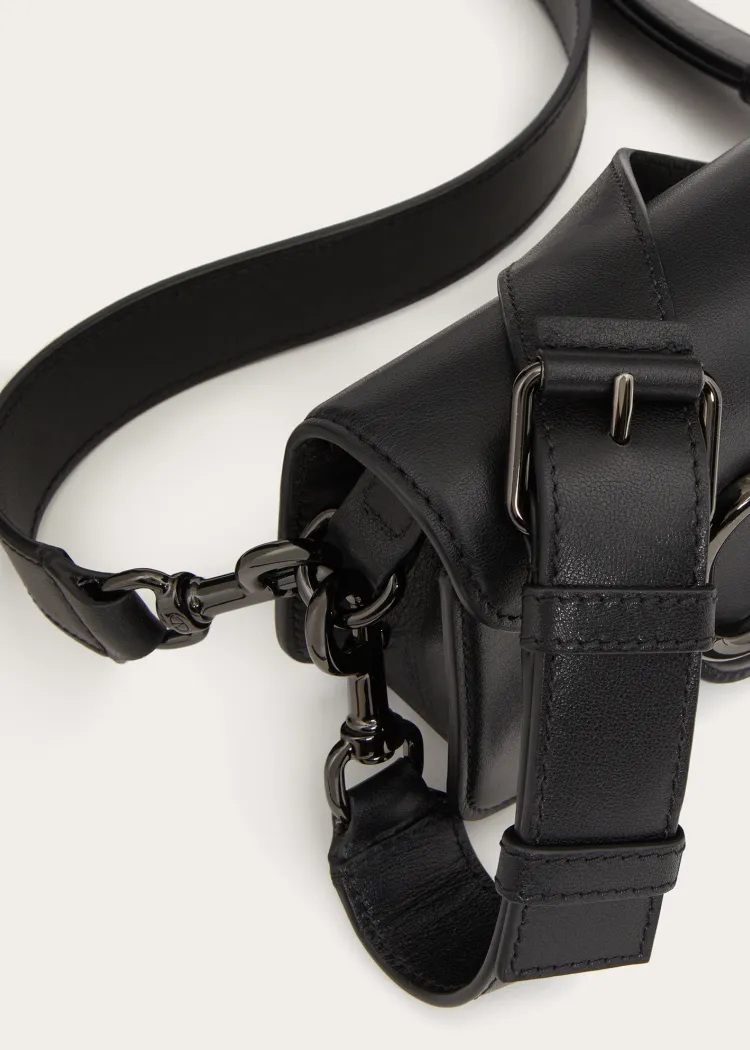 Valentino Locò Foldover Top Mini Crossbody Bag