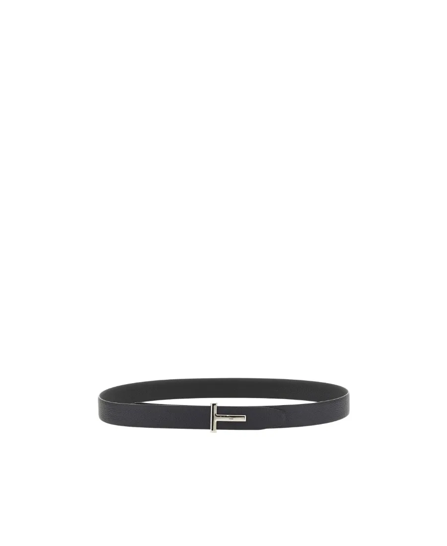 Tom Ford T Logo-Buckle Belt