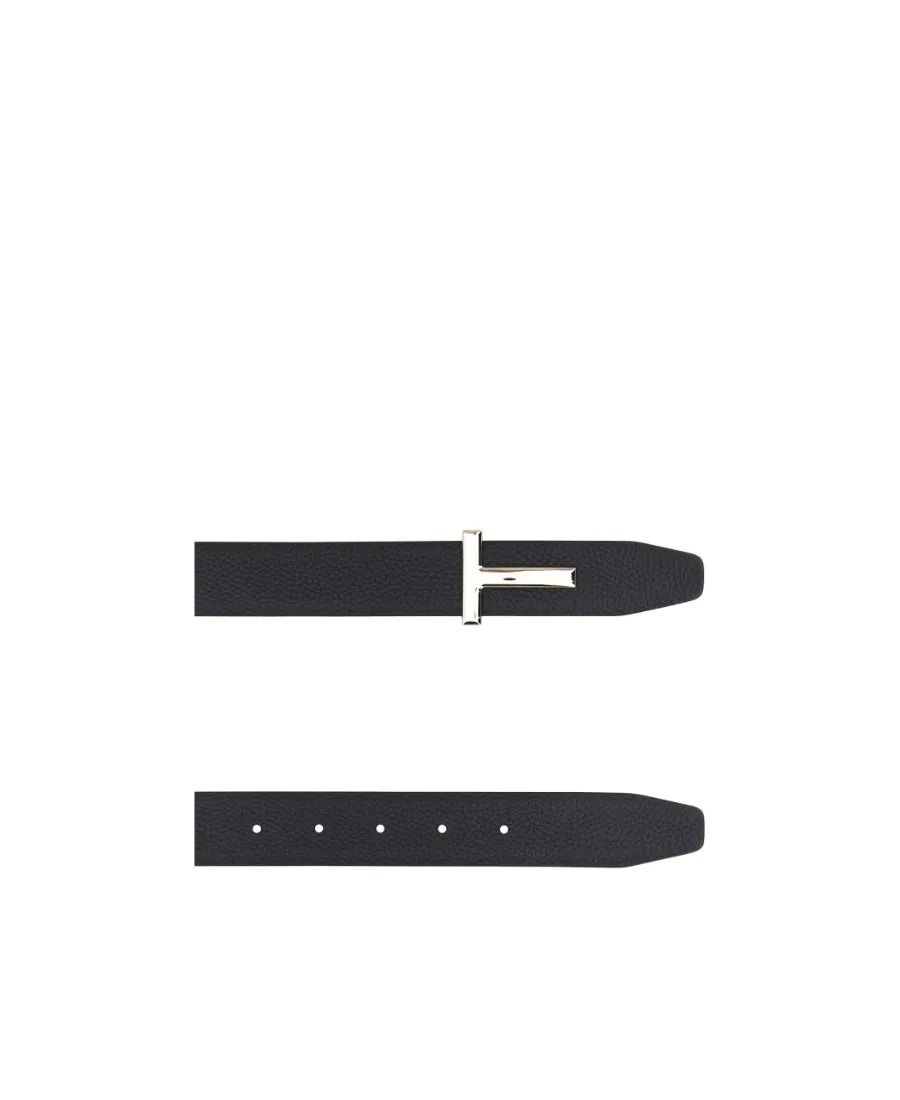 Tom Ford T Logo-Buckle Belt