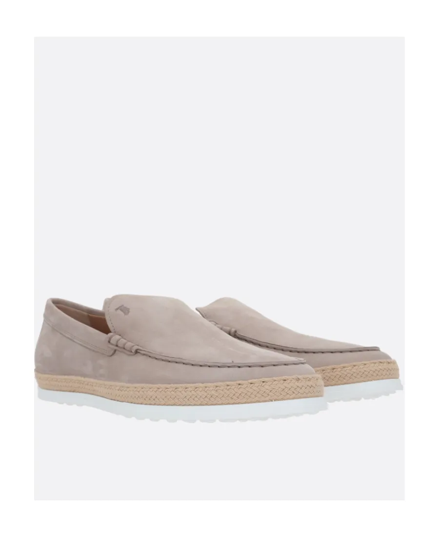 Tod's Logo Embossed Slip-On Loafers