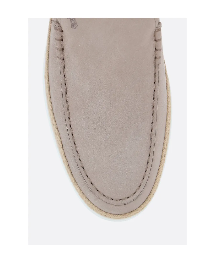 Tod's Logo Embossed Slip-On Loafers