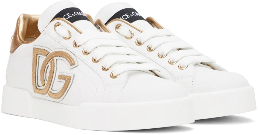 Dolce & Gabbana Logo Plaque Lace-Up Sneakers