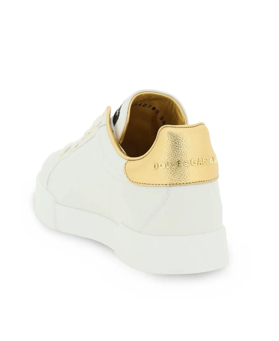 Dolce & Gabbana Logo Plaque Lace-Up Sneakers
