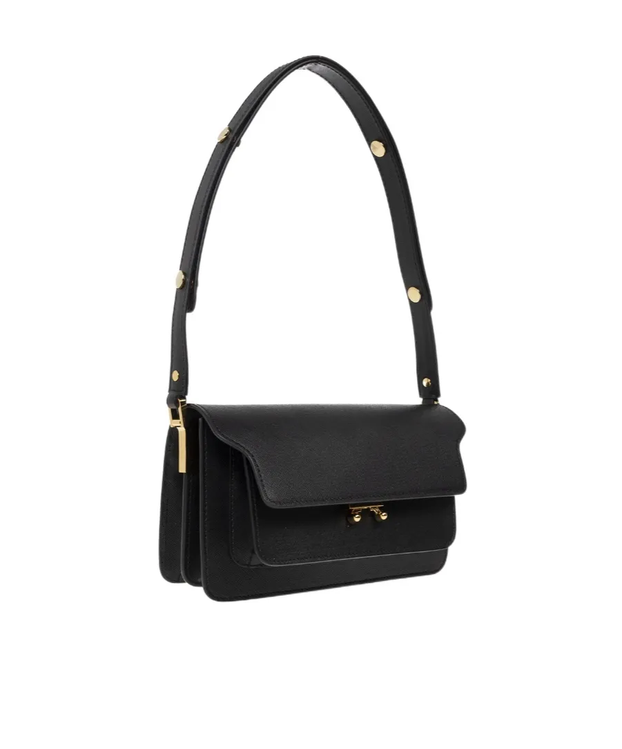 Marni New Trunk Foldover Top Shoulder Bag