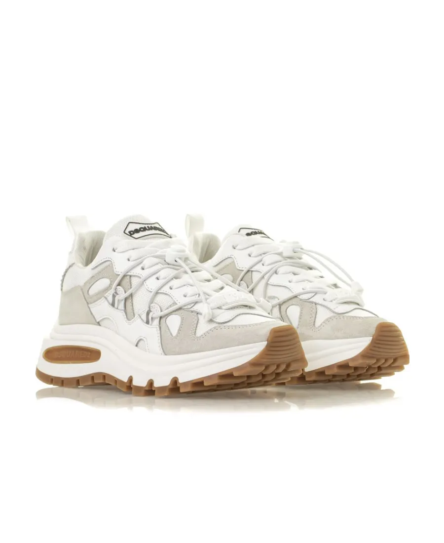Panelled Low-Top Sneakers