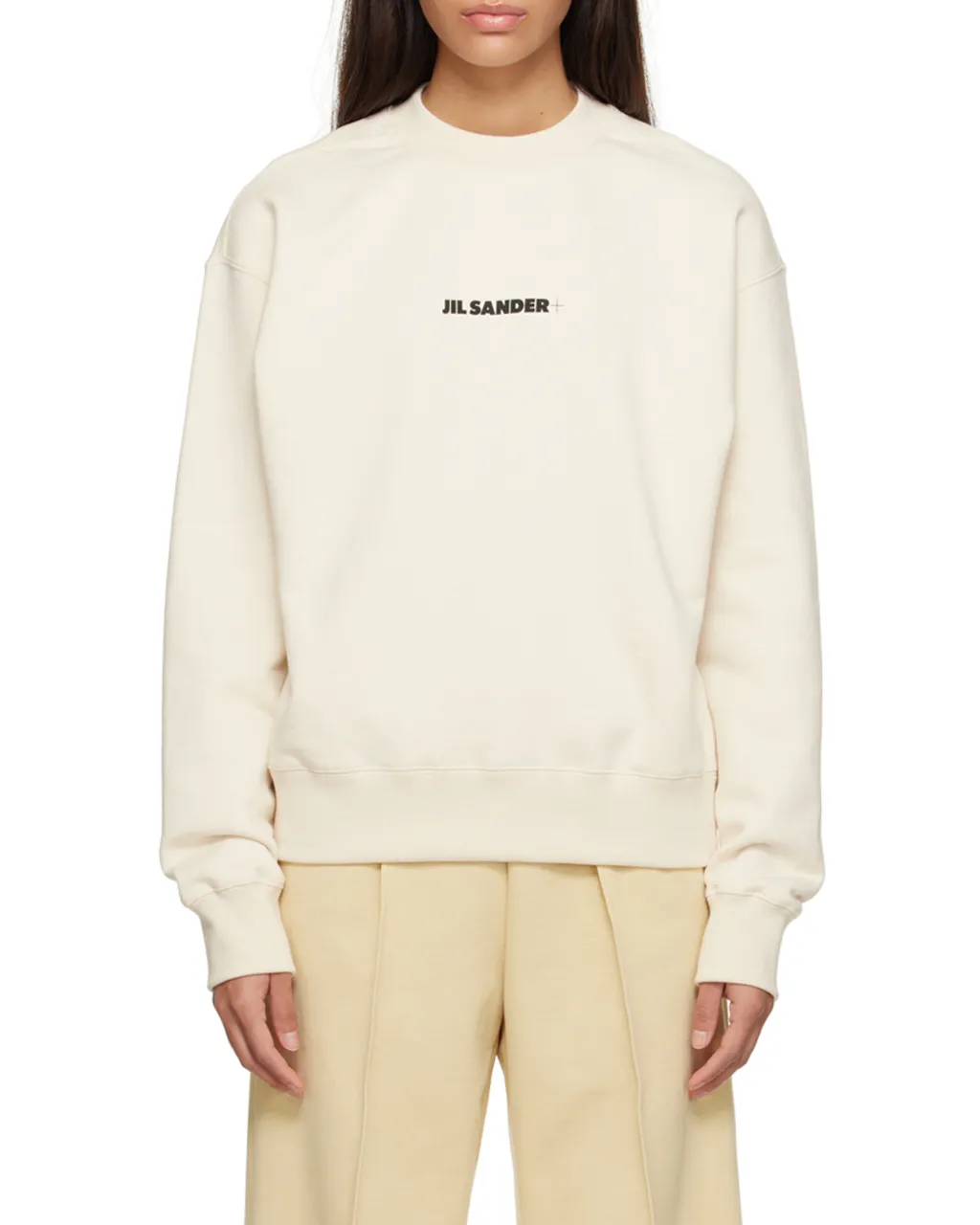 Jil Sander+ Logo Printed Crewneck Sweatshirt