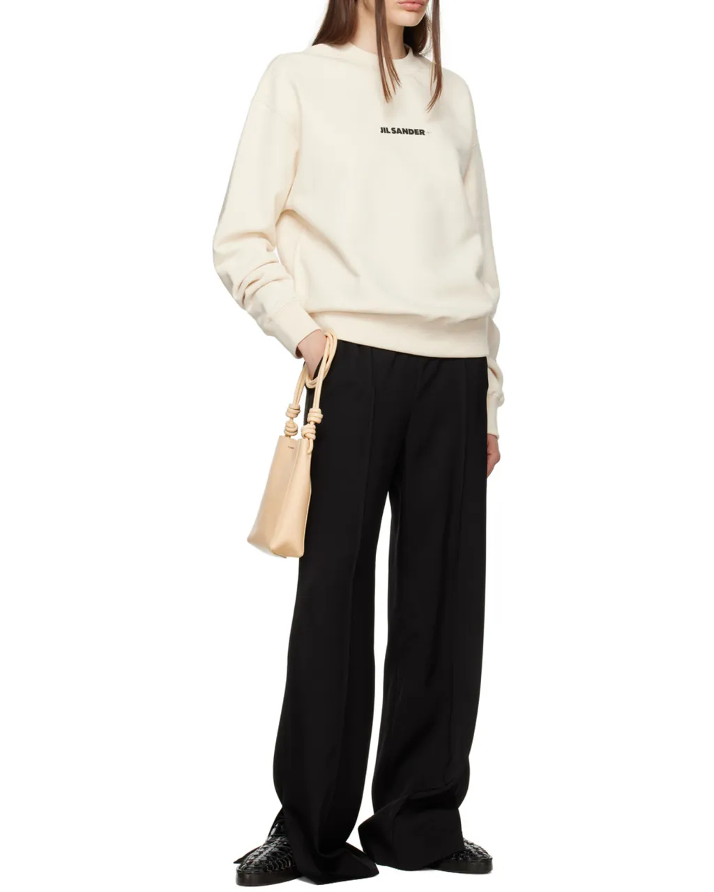 Jil Sander+ Logo Printed Crewneck Sweatshirt