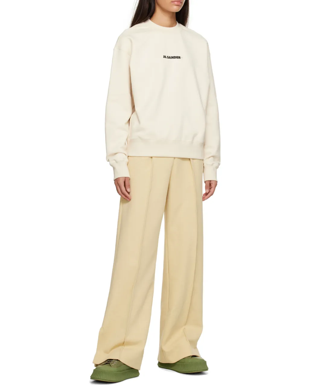 Jil Sander+ Logo Printed Crewneck Sweatshirt