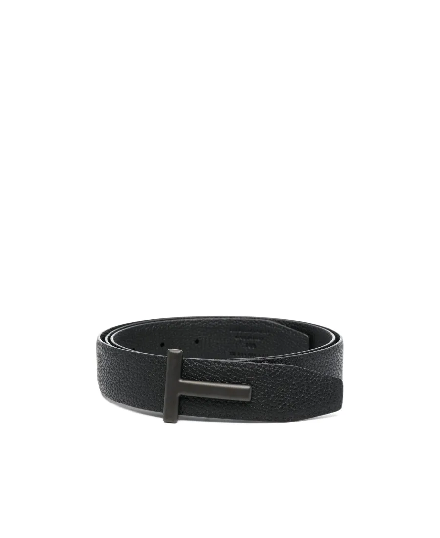 Tom Ford T Logo Buckle Belt