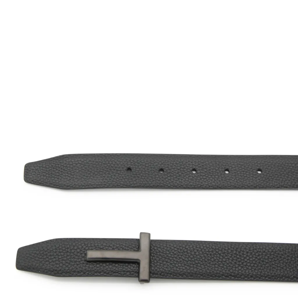 Tom Ford T Logo Buckle Belt
