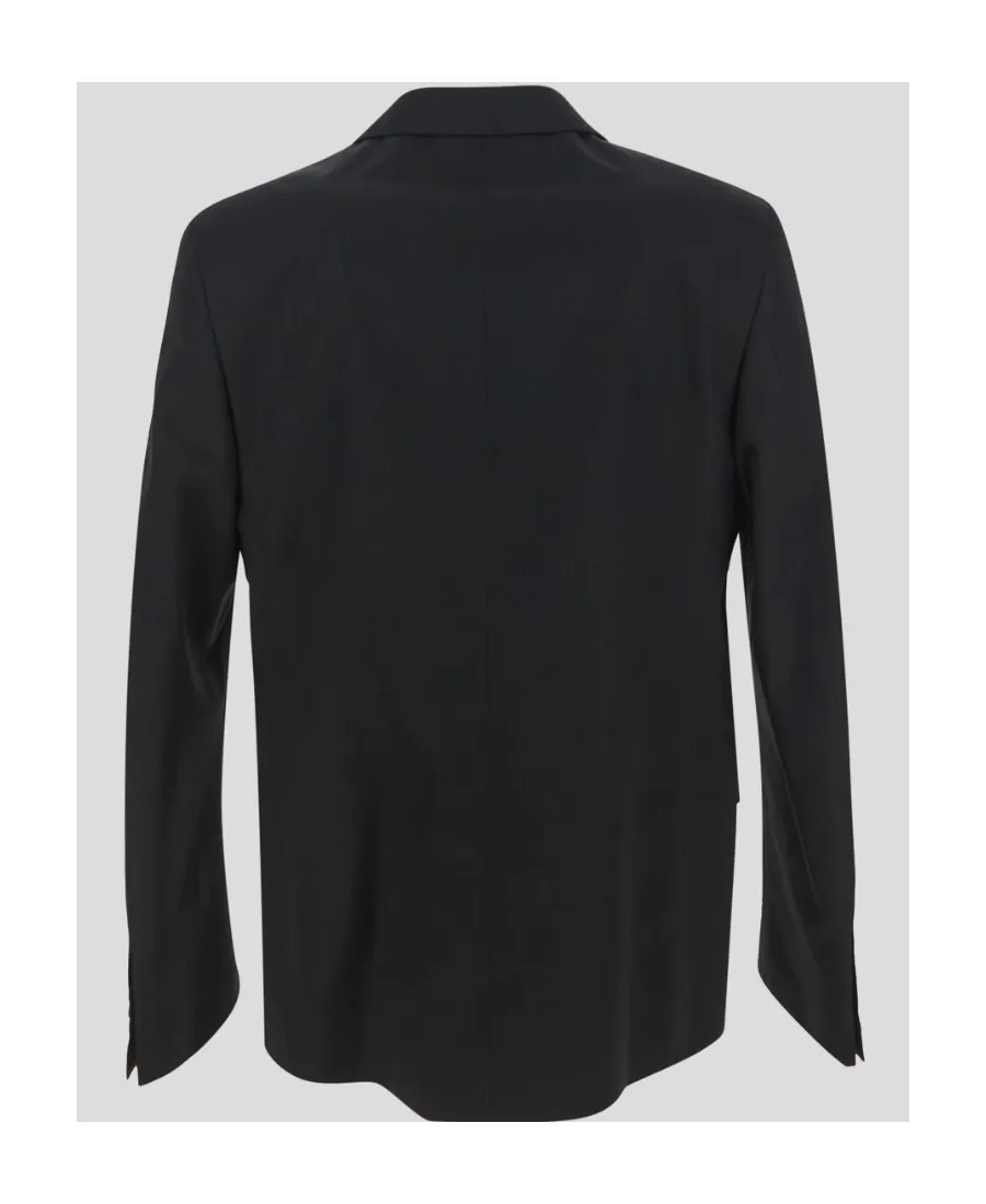 Off-White Single-Breasted Long-Sleeved Blazer