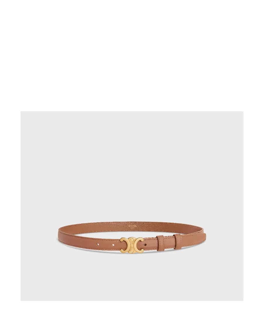 Small 18Mm Triomphe Belt In Taurillon Leather