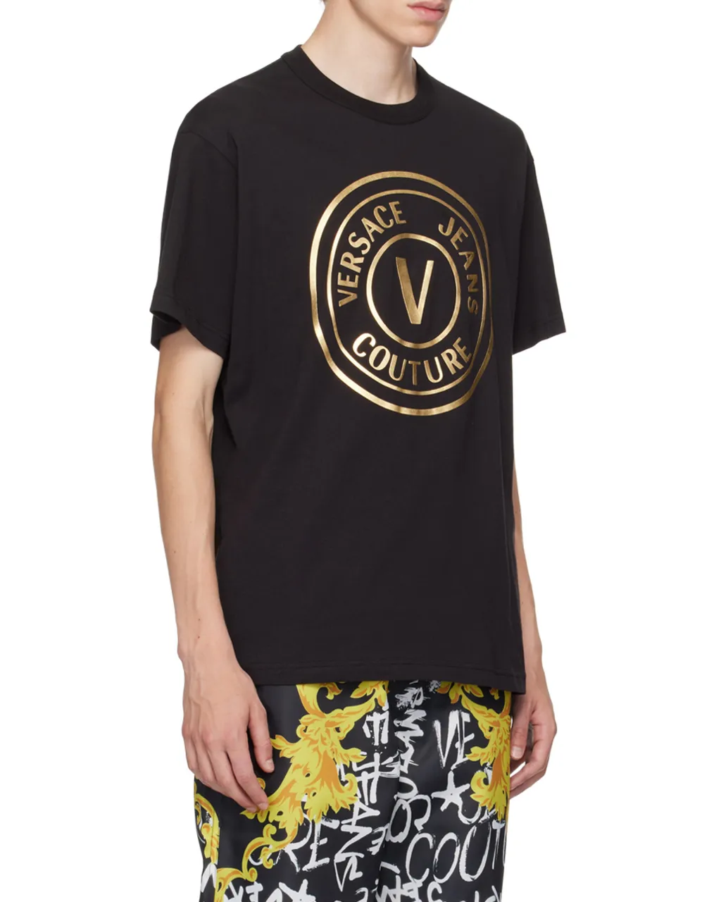 Versace Jeans Couture Logo-Printed Crewneck T-Shirt