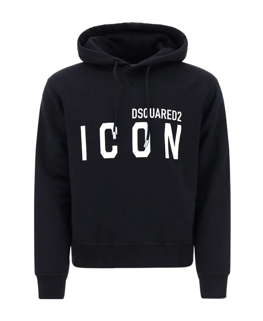 Dsquared2 Logo Printed Drawstring Hoodie