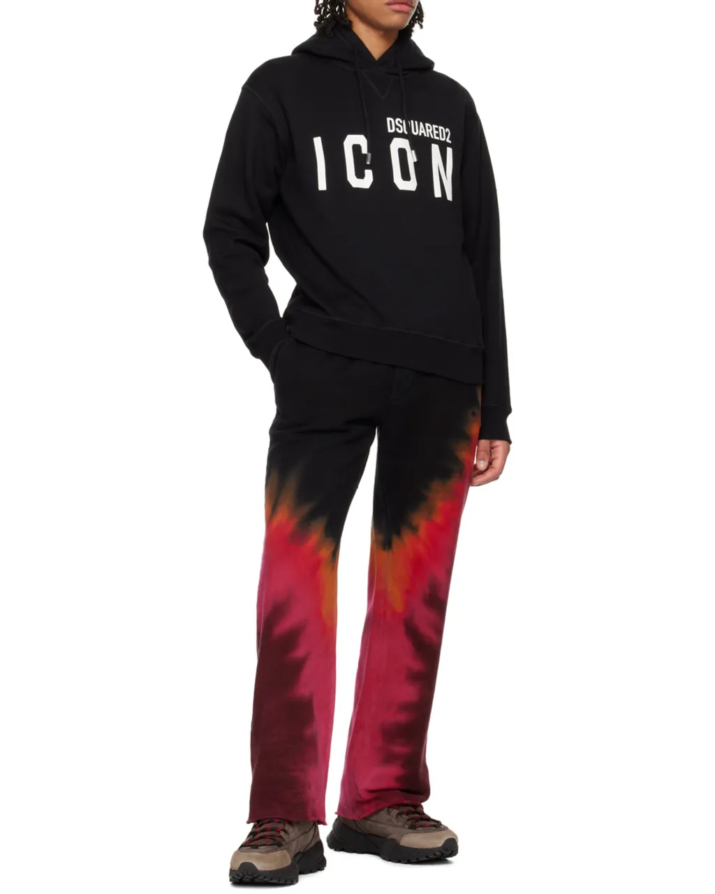 Dsquared2 Logo Printed Drawstring Hoodie