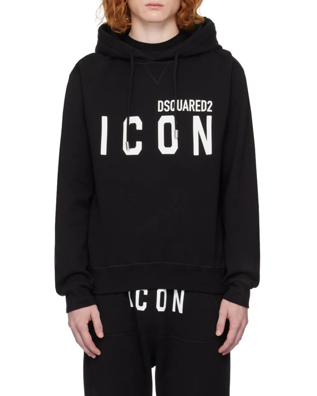 Dsquared2 Logo Printed Drawstring Hoodie