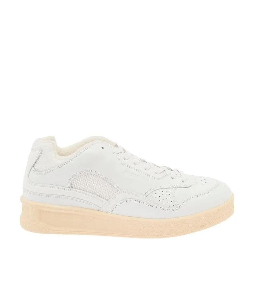 Jil Sander Logo Detailed Lace-Up Sneakers