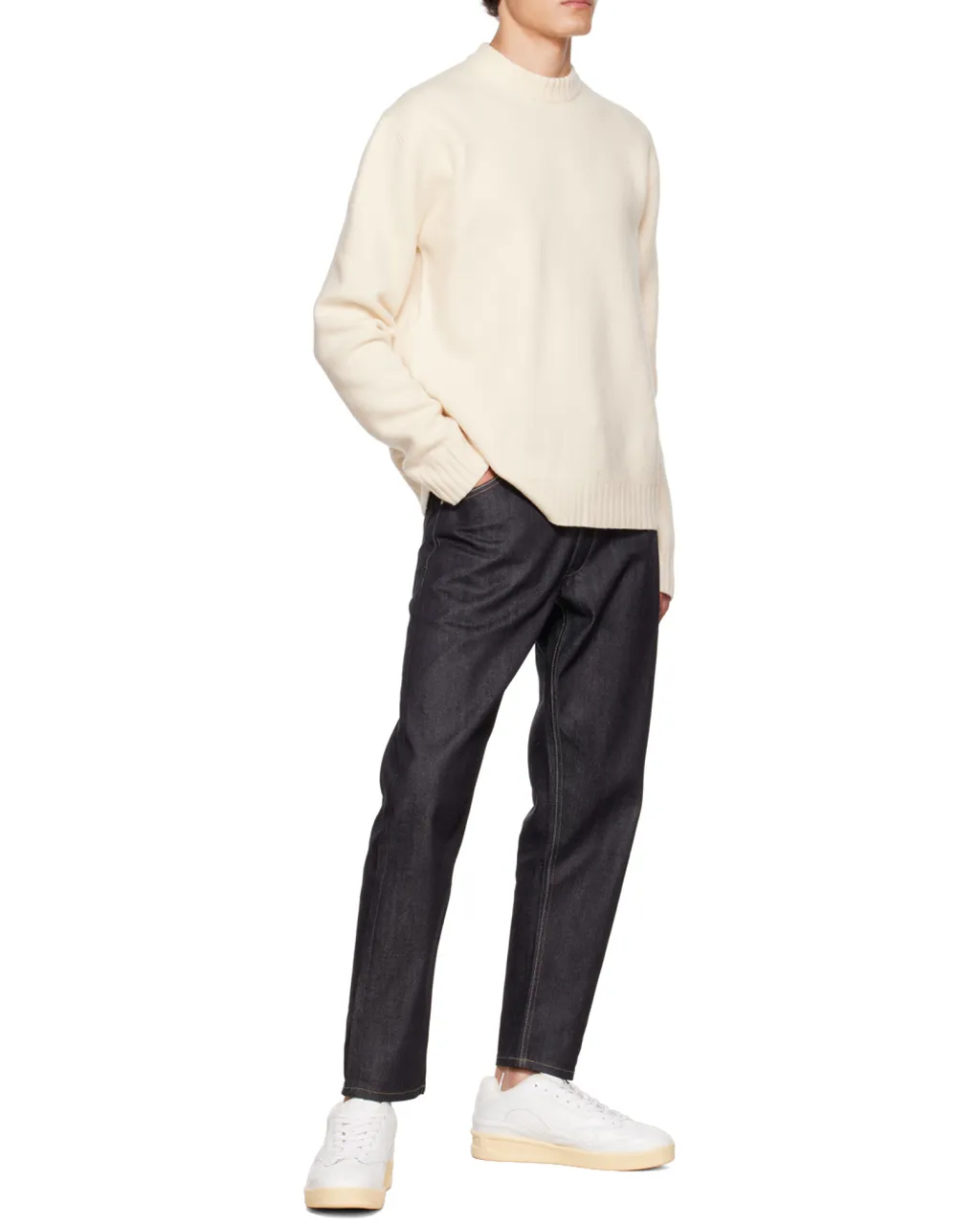 Jil Sander Logo Detailed Lace-Up Sneakers