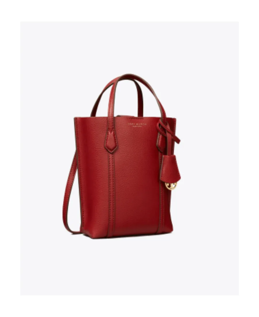 Tory Burch Perry Logo Plaque Mini Tote Bag
