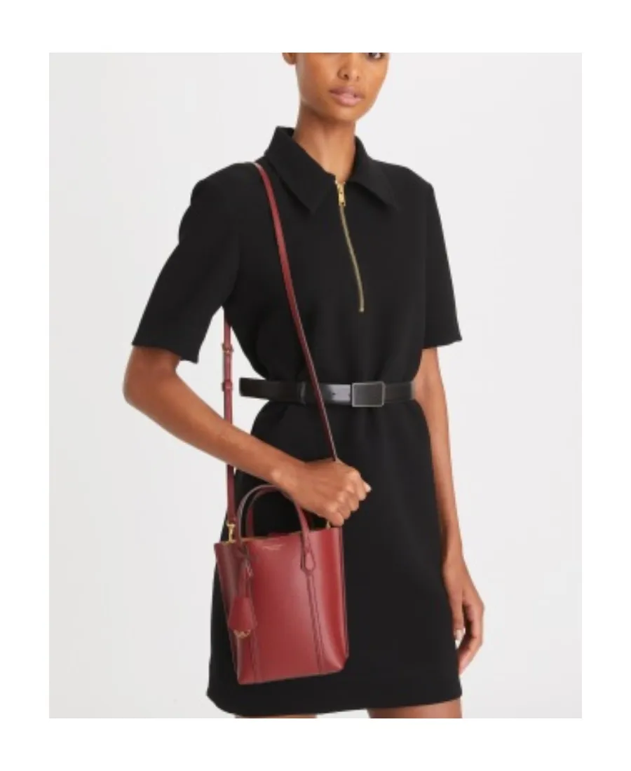 Tory Burch Perry Logo Plaque Mini Tote Bag