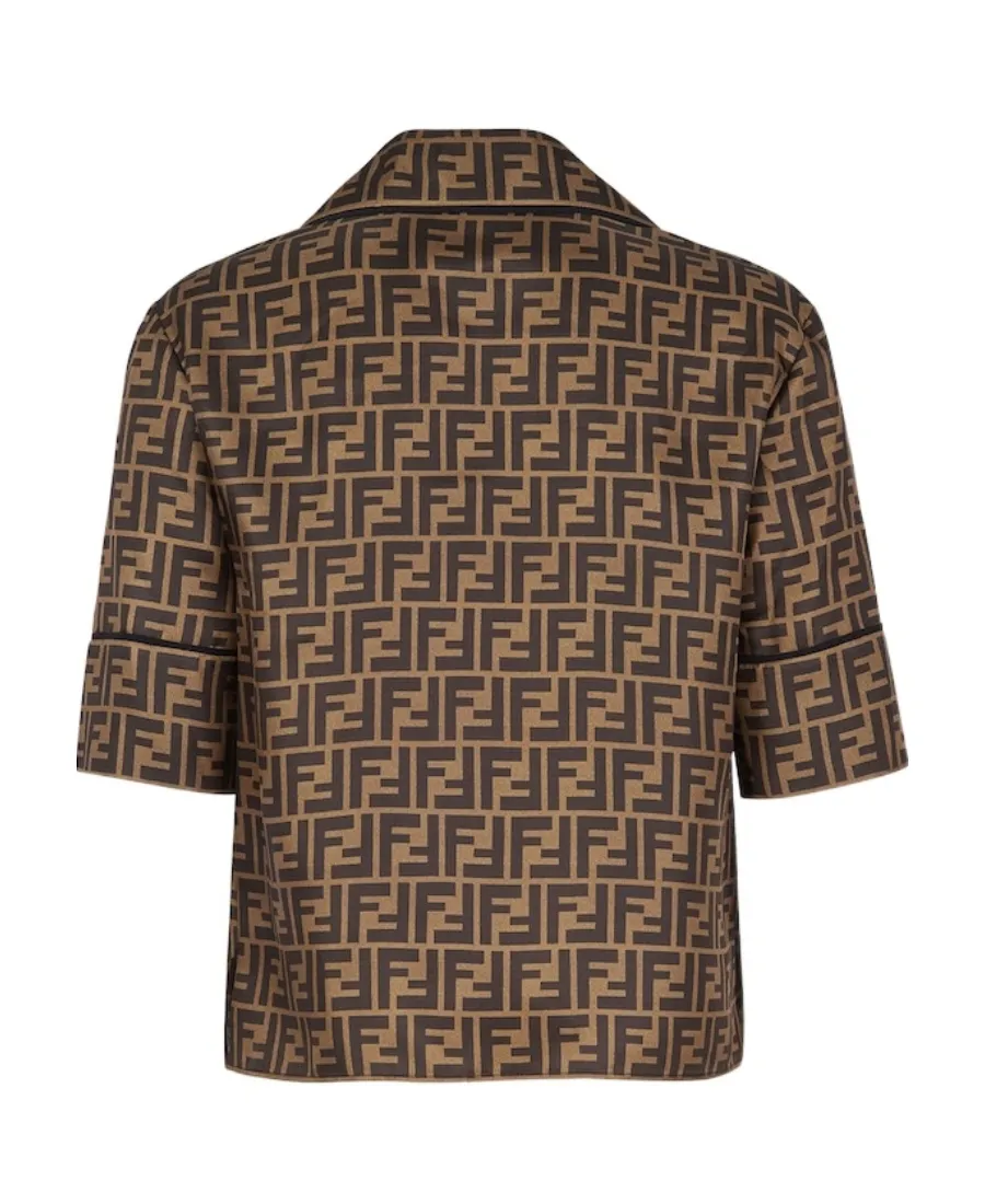 Fendi Ff Monogrammed Short-Sleeve Pyjamas Set
