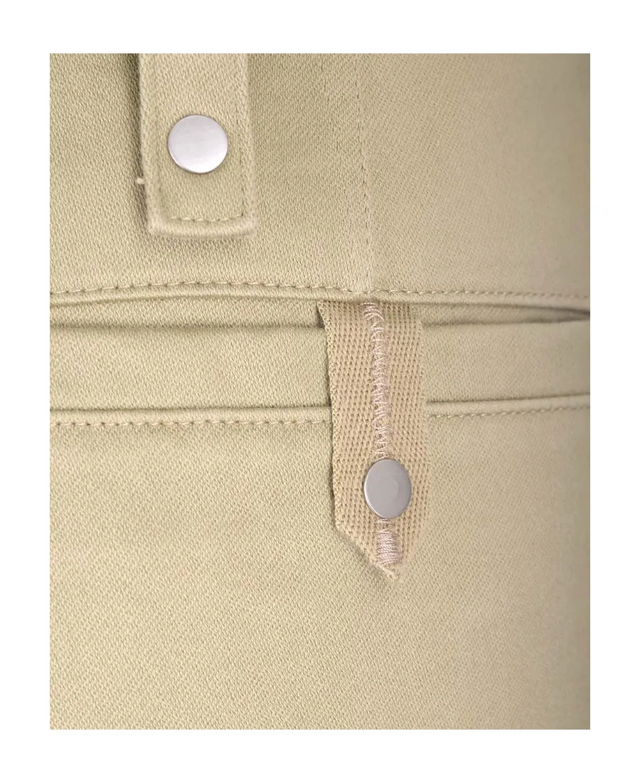 Burberry High-Waist Straight-Leg Trousers