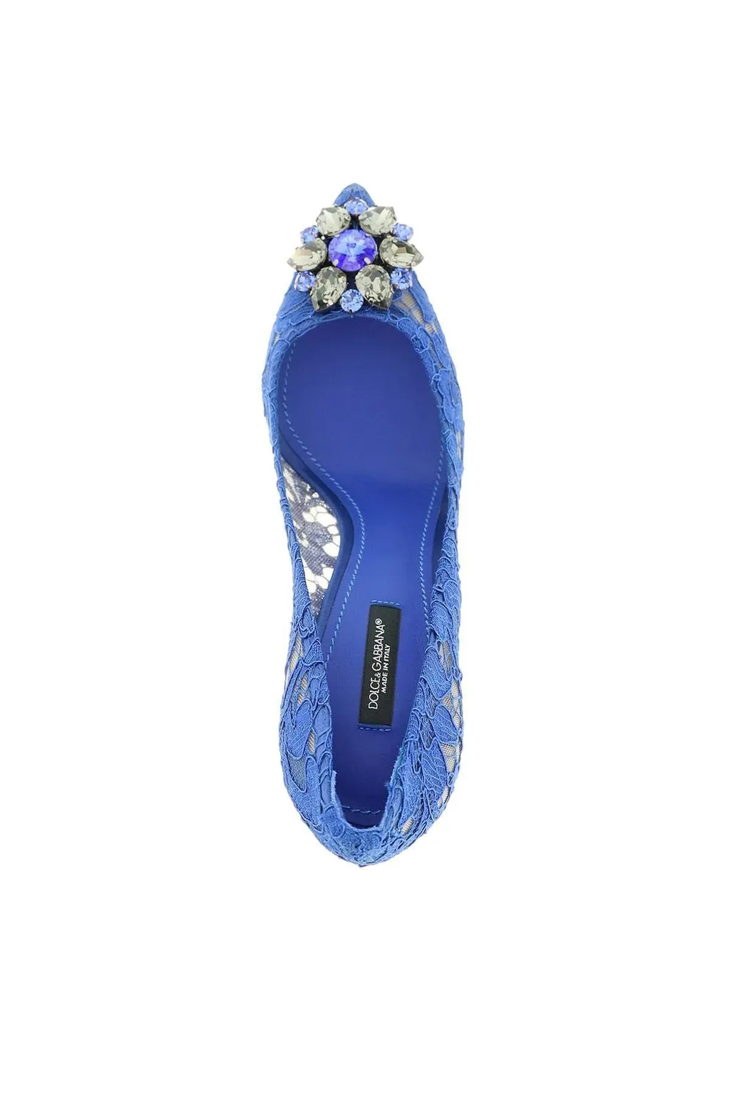Dolce & Gabbana Taormina Lace Embellished Pumps