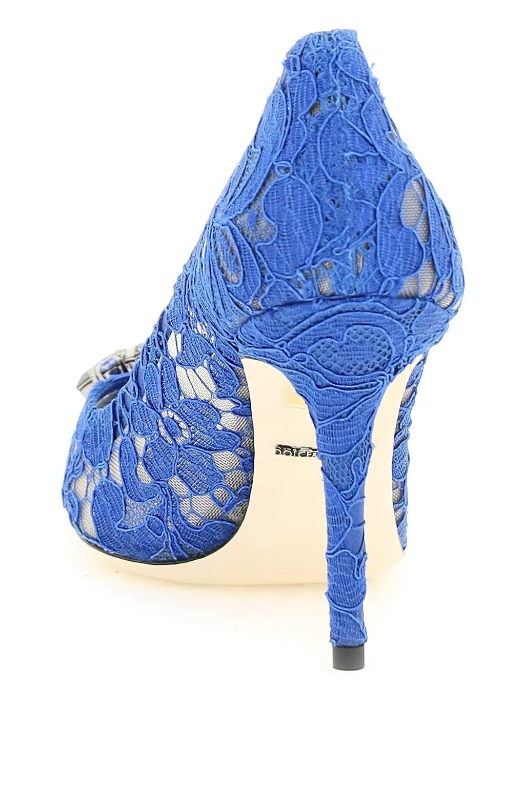 Dolce & Gabbana Taormina Lace Embellished Pumps