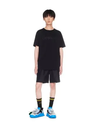 Embossed-Logo Cotton T-Shirt