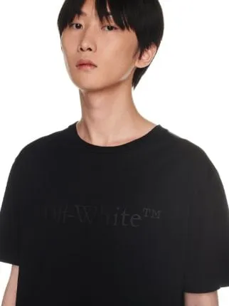 Embossed-Logo Cotton T-Shirt