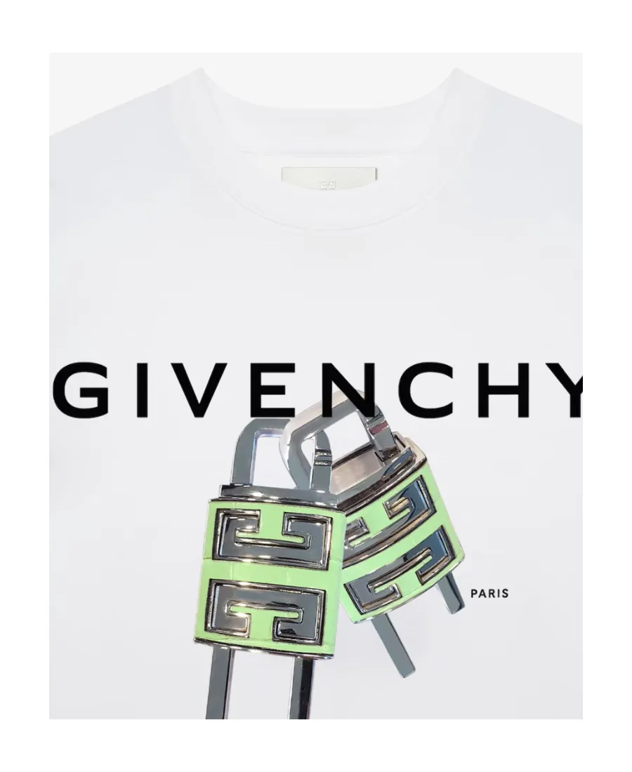 Givenchy 4G Lock Slim Fit T-Shirt