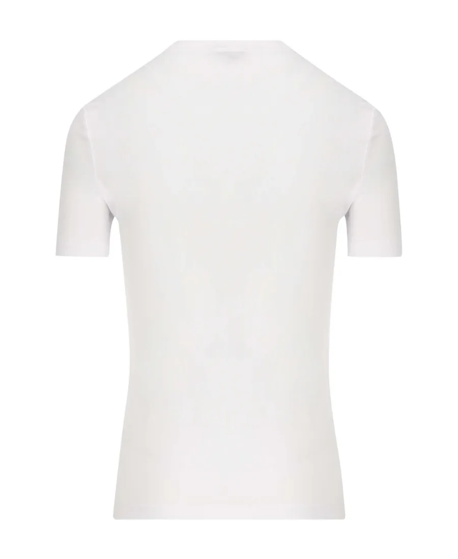 Versace Logo Printed Crewneck T-Shirt