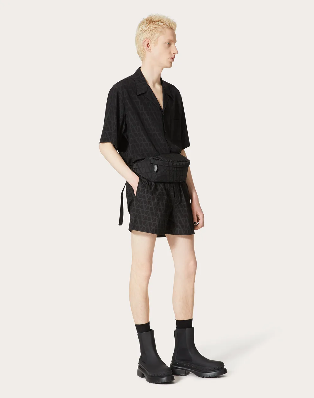 Valentino Iconographe Zip-Up Belt Bag