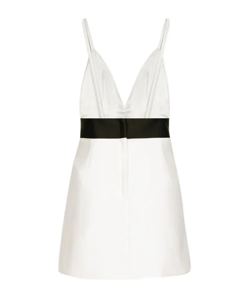 Dolce & Gabbana V-Neck Sleeveless Mini Dress