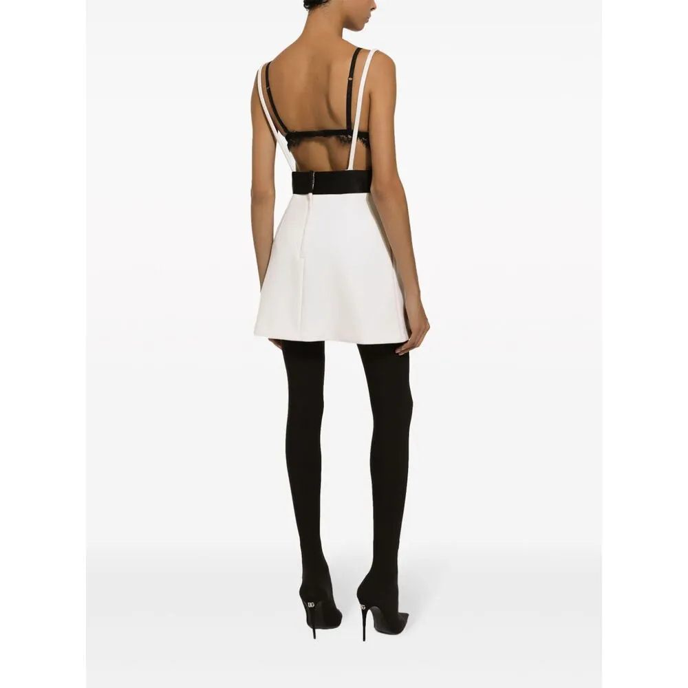 Dolce & Gabbana V-Neck Sleeveless Mini Dress