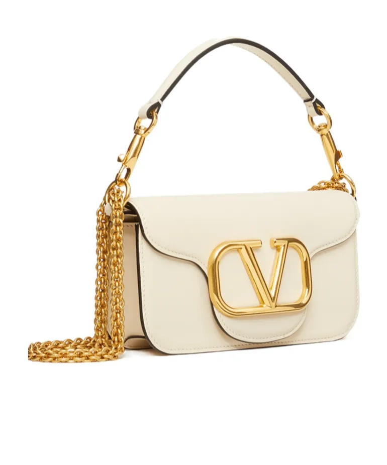 Valentino Locò Foldover Top Shoulder Bag