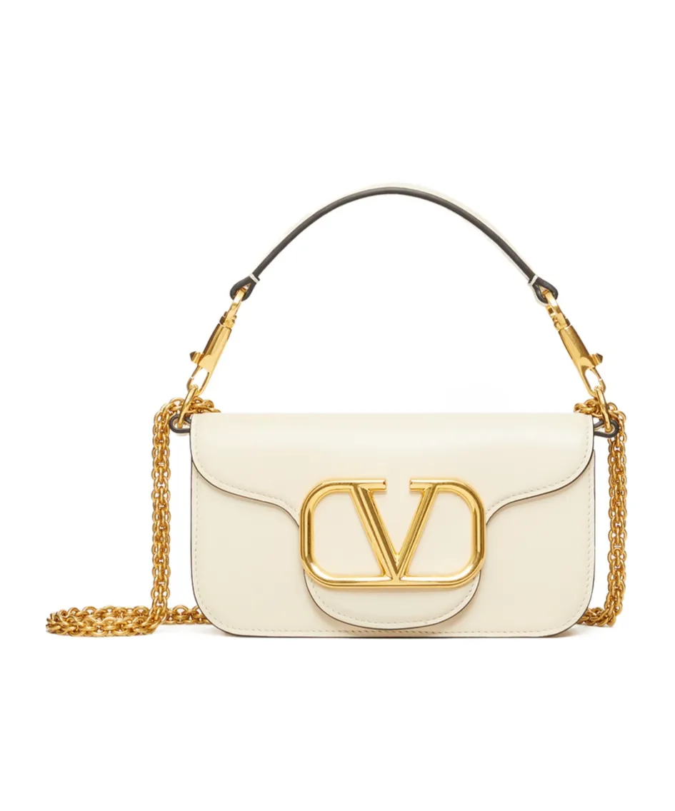Valentino Locò Foldover Top Shoulder Bag