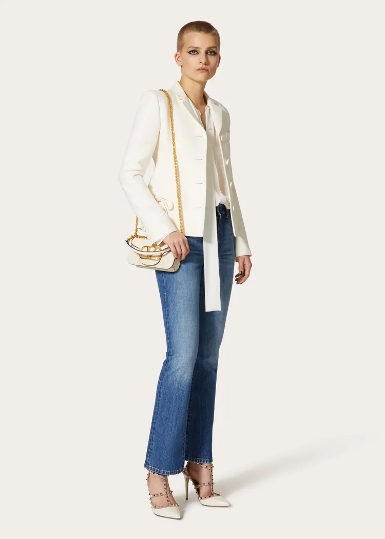 Valentino Locò Foldover Top Shoulder Bag