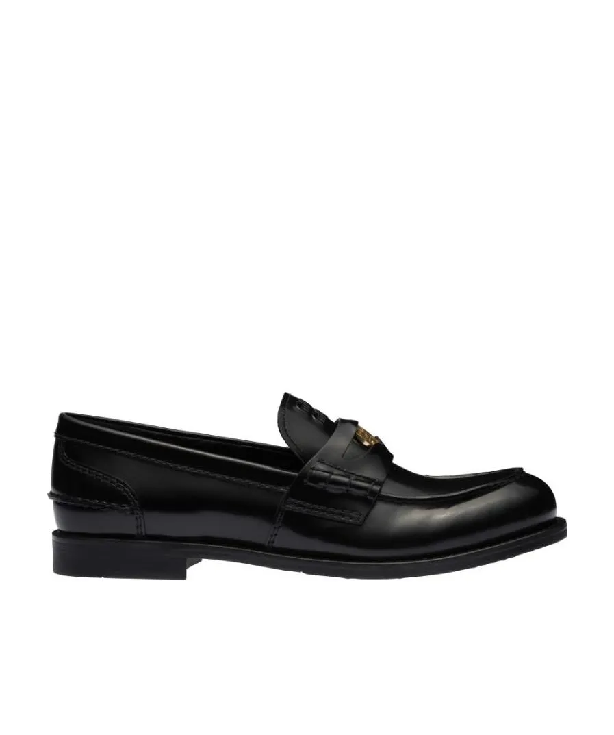 Miu Miu Round Toe Penny Loafers